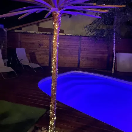 Eden Bleu - Piscine Et Jacuzzi Prive - Classe 4 Etoiles 펜션 *